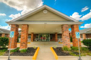 The front of Magnolia Square a skilled nursing facility
