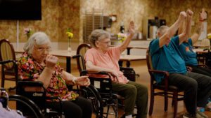 An activity available for residents at a skilled nursing facility